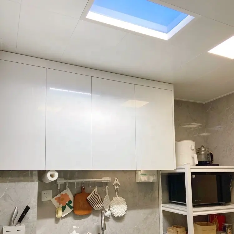 PeseTech Led Panel akıllı Modern tasarım mutfak gömme tavan mavi gökyüzü işıkları mutfak tavan için lambalar yapay ışıklık