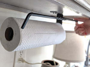 ที่ใส่กระดาษทิชชู่ทำจากโลหะกันสนิมพร้อมดีไซน์ติดผนังที่ทนทานสำหรับการตกแต่งห้องน้ำและห้องครัวอย่างมีสไตล์ - Product Image 3