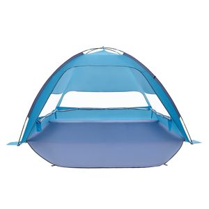 Tenda da Spiaggia Portatile Lightwei per 6 Persone, Protezione Solare UPF 50+, con Borsa per il Trasporto, Tasche per la Sabbia e Tettoia Ombreggiante - Product Image 1