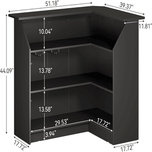 Mobile Bar con Unità di Stoccaggio - Spedizioni Solo nei Giorni Feriali - Product Image 3