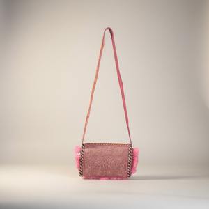 Bolso Bandolera Plegable de Tela Estampada Estilo Vintage para Uso en Exteriores - Product Image 3