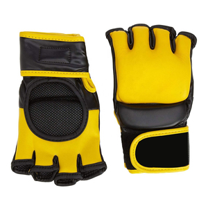 Gants de MMA personnalisés sur mesure OEM avec sangle de poignet réglable, légers, best-sellers, en cuir PU pour le sparring - Product Image 1