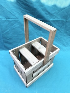 Caja para macetas de flores de madera al por mayor con barnizado en relieve para plantas de paisaje cajas de plántulas opciones de laminación mate brillante - Product Image 4