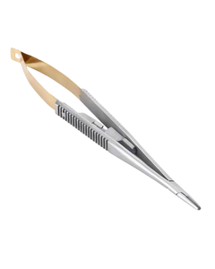 Portaagujas Dental Ergonómico de Acero Inoxidable Castroviejo de 16 cm, Instrumento Quirúrgico Recto - Product Image 1