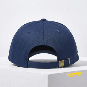 Casquettes de baseball unisexes courbées à 5 panneaux en coton personnalisables avec logo, ajustables, pour le sport et la protection solaire, vente en gros - Product Image 3