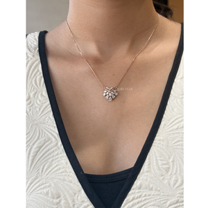 จี้เพชร 0.80 กะรัต ดีไซน์วินเทจสำหรับผู้หญิง สร้อยคอทอง 14K เครื่องประดับหรูหรา ออกแบบและผลิตตามสั่ง - Product Image 1
