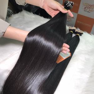 Extensiones de cabello humano Remy virgen 100% del fabricante Tape-In Straight 8-34 pulgadas - Product Image 3