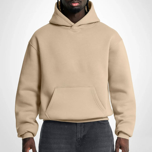 Sweat-shirts d'hiver pour hommes, pull-over 100% coton, coupe ample, avec capuche confortable et style streetwear décontracté - Product Image 1