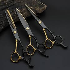 Ciseaux de coiffure professionnels en acier inoxydable pour salon, à pointe arrondie, pour droitiers, légers, à manche moyen - Product Image 5