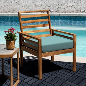 Azulejo de cubierta de enclavamiento de madera de acacia moderna para el hogar, balcón, entrada, Patio, jardín, paisajismo y terraza - Product Image 5
