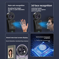 Serrure Intelligente IA avec Reconnaissance Faciale 3D et Veineuse, Interphone Vidéo, Noyau de Verrouillage Antivol de Classe C, Sécurité Domestique Cloud pour Porte en Bois