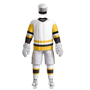 High Quality <b>Comfortable</b> Breathable Printed Ice Hockey Uniform Sets Custom Team Name Quick Dry Professional Wholesale Price Sets - Product Image 1