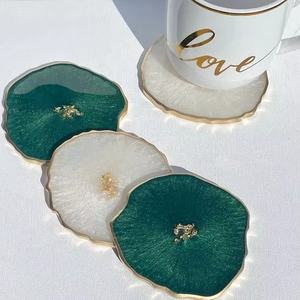 Elegant Handmade Resin coaster Classic Kitchenware with Eco-friendly Design Adds Style Durability Charm - Product Image 1