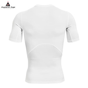 เสื้อยืดคอมเพรสชั่นผู้ชาย คุณภาพสูง ผ้าฝ้าย 100% รับสกรีนโลโก้ ทรงหลวม ราคาดีที่สุด - Product Image 2