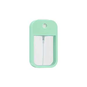 Flacon pulvérisateur de parfum miniature personnalisable en PET de 50 ml, imprimé en sérigraphie, couleur personnalisée, format carte de crédit - Product Image 1