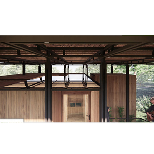 Oferta Especial (N.º 16) Impuesto de Exportación 0% Vietnam Casa Prefabricada Elevada de 41m2 100% Ecológica Personalizada Edificio Prefabricado de Lujo de 20 Pies - Product Image 5