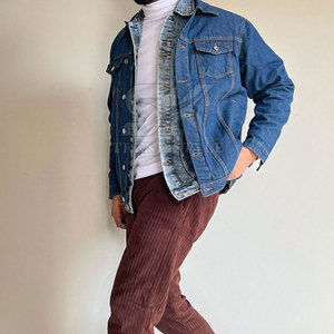 100% Cotton Made Jeans <b>Jacket</b> For Men Breathable And <b>Lightweight</b> Fabric Winter <b>Jacket</b> For Men - Product Image 5