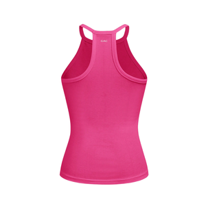 Débardeur côtelé dos nageur pour femme, sans manches, extensible, polyester/spandex, séchage rapide, respirant, décontracté, été, coupe ajustée, XL - Product Image 2