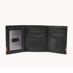 Cartera de Viaje de Cuero Genuino de Alta Calidad con Cierre de Cremallera, Tarjetero Corto, Forro de Lino, Unisex, Portátil y Multifuncional - Product Image 4