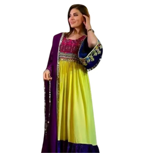 Prix négociable Robes afghanes vintage, best-sellers, en velours, style Kuchi, disponibles en couleurs et motifs personnalisés. Robe afghane. - Product Image 6