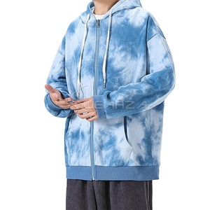 Perfect Industry 2026 Hoodies Collection New Design <b>Drawstring</b> Men Hoodies Fashion Oversize Heavy Weight Tie Dye Men Hoodies - Product Image 1