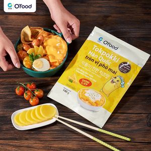 O'Food Tokpokki Coreano Instantáneo al por Mayor, 140g/bolsa, Sabor Queso, Daesang, Precio al por Mayor, el Más Vendido, la Mejor Comida Coreana - Product Image 3