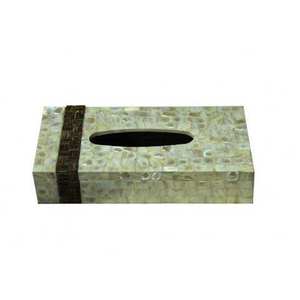 Mother Of Pear Made Napkin <b>Tissue</b> Box For Hotel <b>Wedding</b> Table Top Decorative Use <b>Tissue</b> Dispenser Napkin Holding Box - Product Image 5