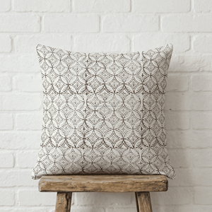 Soft Printed PillowSlip <b>Cover</b> with Handcrafted Floral Block Geometric Pattern Print <b>for</b> Rustic Living Spaces <b>Sofa</b> Chair Decor - Product Image 3