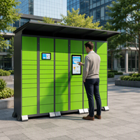 Boîte aux lettres électronique intelligente et sécurisée pour l'extérieur, armoire de rangement pour colis, casier intelligent pour colis express