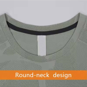 Camiseta Deportiva Premium para Hombre, Corte Holgado, Manga Corta, Poliéster/Algodón, Tejido de Punto, Transpirable, Secado Rápido, Ecológica - Product Image 6