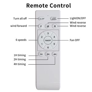 Ventilatore a LED moderno da 42 pollici con telecomando silenzioso motore a corrente continua con montaggio a filo Fanlight con Design senza sede facciata retrattile - Product Image 1