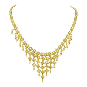 Collares Cortos Chapados en Oro de 14K, 18K y 24K al por Mayor, Diseño Turco Tradicional de Oriente Medio, Estilo Dubái, Conjunto de Moda Nupcial - Product Image 3