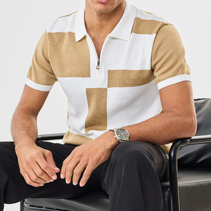 Polo pour homme de haute qualité, design tendance, surdimensionné, nouvelle arrivée, manches courtes, coupe ajustée - Product Image 6