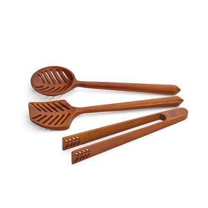Cuillère en bois, accessoire de cuisine polyvalent conçu pour les fonctions culinaires quotidiennes et une présentation pratique des repas - Product Image 3