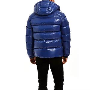 Wholesale <b>Men</b> <b>Long</b> Polyester Bubble <b>Jacket</b> Quick Dry Windproof Winter Puffer Coat Custom Logo Direct Supplier - Product Image 3