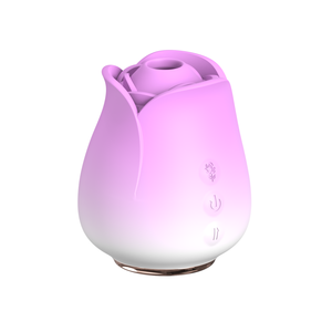 Rose Silicone Vibrator 10 Frequency Waterproof USB Rechargeable Massager for Personal Care - Product Image 2