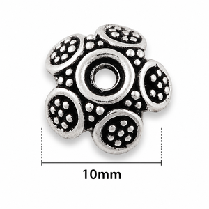 Handmade Antique Cap Spacer Beads 925 Sterling <b>Solid</b> <b>Silver</b> for Jewelry Making <b>Necklace</b> Bracelet Supplies - Product Image 4