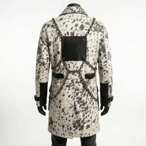 Custom Leather Jacket Manufacturer Cow Hair On Hide Mens Biker Outerwear Wholesale Supplier Oem Odm Genuine <b>Fur</b> Clothes Coats - Product Image 2