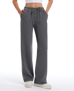 Pantalones Deportivos para Mujer, Cintura Alta, con Logotipo Personalizado, Lisos, para Invierno, de Pierna Recta - Product Image 5