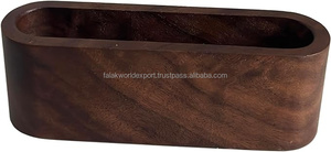 Modern Eco-Friendly Wood Tree Stump Wedding Party Supplies <b>Table</b> Sign Label Note Wooden Business <b>Card</b> Holder Decorative - Product Image 3