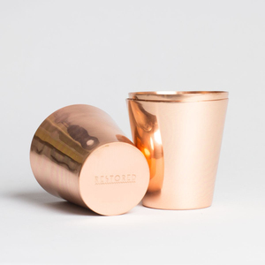 Vaso de Cobre Martillado 100% Puro, Vaso de Agua de Cobre Plateado, Ayurveda, Yoga, Saludable, al Mejor Precio - Product Image 3