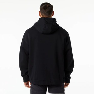 Sudadera con capucha extragrande personalizada para hombre, corte holgado, forro polar grueso, estilo urbano, fabricante de ropa OEM ODM - Product Image 3