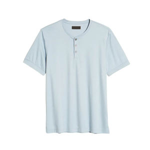 Nouveau design T-shirts homme 100% coton à boutons, personnalisables, streetwear, marque privée, nouvelle collection 2026, haute qualité - Product Image 6