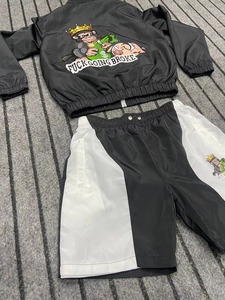 Conjunto Deportivo de Invierno para Hombre, Chaqueta con Capucha y Cremallera a Prueba de Viento, Pantalones Cortos, Colores y Tallas Personalizables, Venta al Por Mayor - Product Image 5