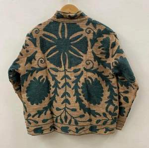 Vintage Floral Hand Embroidered Women's Velvet Cotton Jacket Quilted Mandarin Collar Full Sleeve Seasonal Fashion <b>Coat</b> - Product Image 6