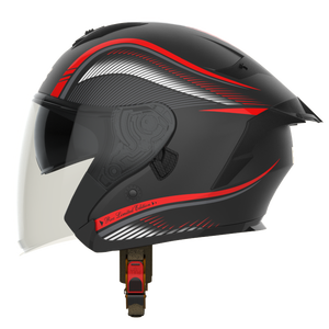 Fabricante vietnamita OEM ROC R09 Openface Casco, ABS duradero, doble visera, calidad superior. - Product Image 4
