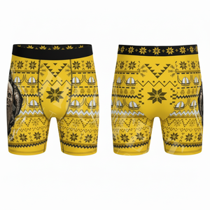Customized Printed Pattern Athletic Sports Underwear Breathable Stretchy Fitness Gym Running OEM ODM Custom Brief <b>Boxer</b> Shorts - Product Image 6