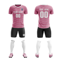 Tenues de football 2026 : Ensemble complet d'uniformes de football respirants avec cordon de serrage, maillot de football pleine longueur, vente en gros