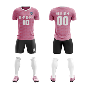 2026 Football <b>Kits</b> Full Soccer Uniform Team Wear Set Breathable Drawstring Full Length Soccer Shirt Jersey Wholesale - Product Image 4