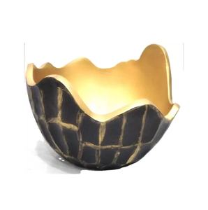 Bol à dessert de couleur noir et or de conception de luxe Bol à chocolat de qualité supérieure à utiliser pour le restaurant et la vaisselle - Product Image 1